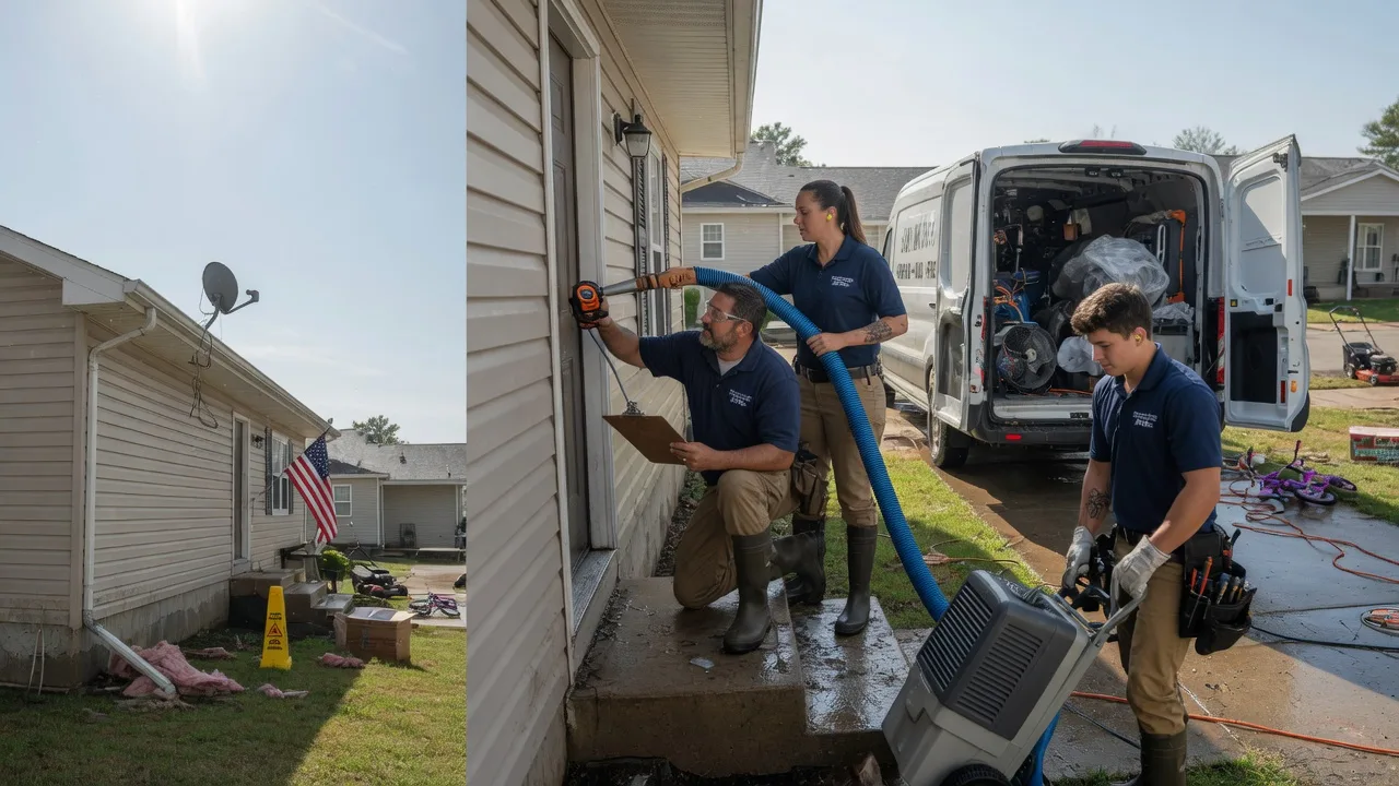 Ceiling Water Damage Restoration in Groveland, IL near me